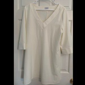 Cream long sleeve Tobi dress - size Large